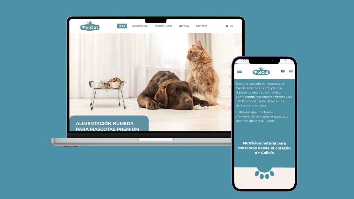 Diseño web para PetGal por Anónimo Advertising