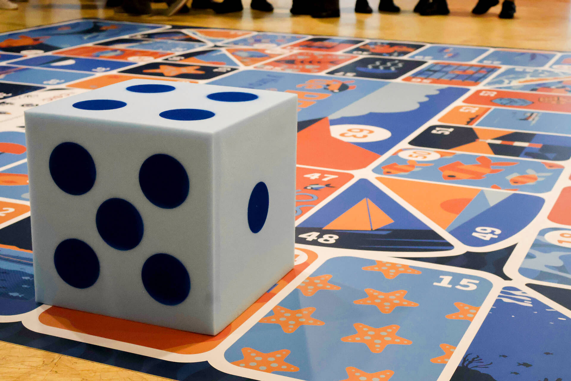 dado gigante -Juego OCA - IEO