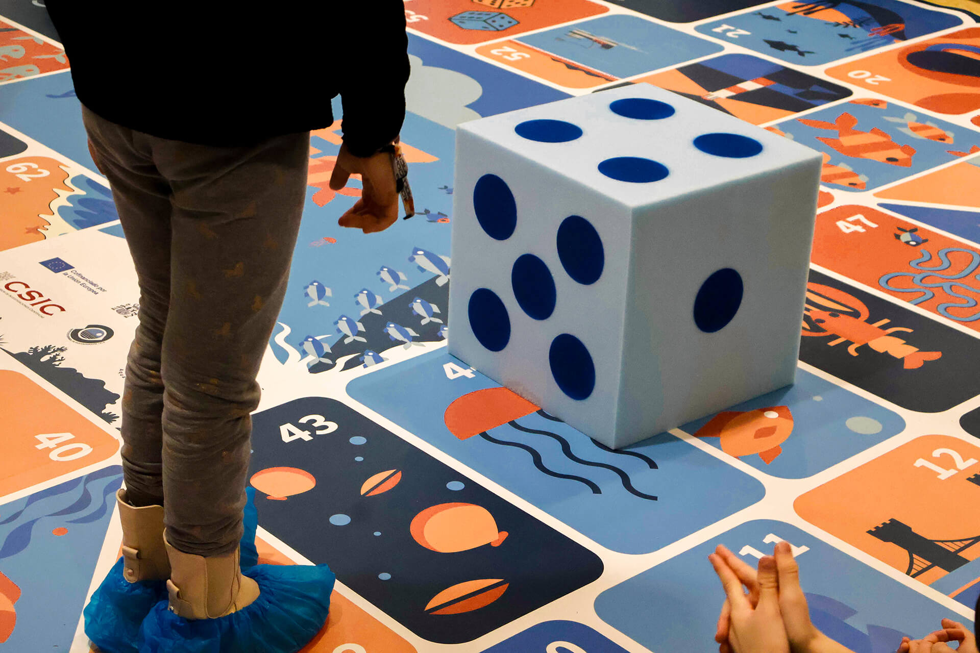 Juego de la OCA - acuicultura IEO versión gigante